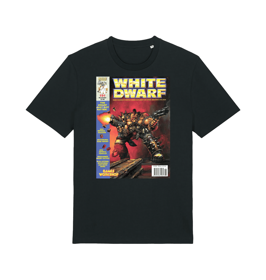 Black Printed T-shirt Front